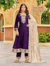 Plus Simmi By Aanchi Vichitra Silk Anarkali Kurti Suits 